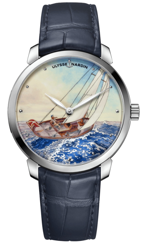 Ulysse Nardin Classic Manufacture Automatic Self Wind Hours and Minutes Mens watch 3203136LE2/MANARA.01
