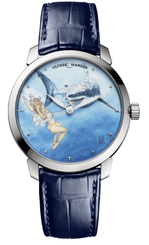 Ulysse Nardin Classic Manufacture Automatic Self Wind Hours and Minutes Mens watch 3203136LE2/MANARA.04