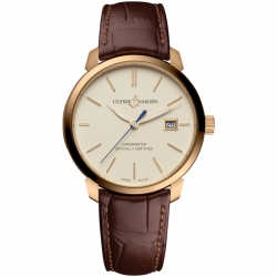 Ulysse Nardin Classic 40 mm Automatic Self Wind Date, Hours, Minutes, and Seconds Mens watch 81521112/91