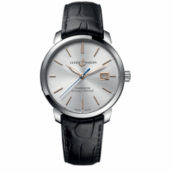 Ulysse Nardin Classic 40 mm Automatic Self Wind Date, Hours, Minutes, and Seconds Mens watch 81531112/90